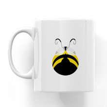 Load image into Gallery viewer, Bizzi Bee Cheeky Bum White Ceramic Mug
