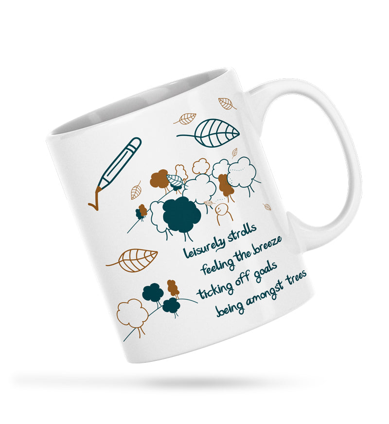 It's The Little Things Feeling The Breeze Being Amongst Trees 11oz Ceramic Mug
