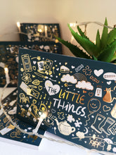 Load image into Gallery viewer, It&#39;s The Little Things A6 Gold Foiled Notebook
