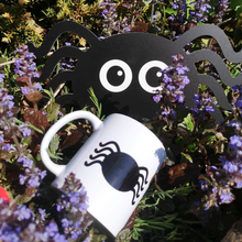 Load image into Gallery viewer, Sticky Spider Cheeky Bum White Ceramic Mug
