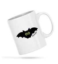 Load image into Gallery viewer, Pickle Bat The Flying Cat-Bat Cheeky Bum White Ceramic Mug
