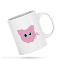 Load image into Gallery viewer, Puff the Pig Cheeky Bum White Ceramic Mug
