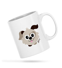 Load image into Gallery viewer, Slurp the Dog Cheeky Bum White Ceramic Mug
