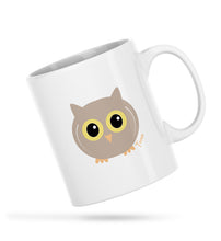 Load image into Gallery viewer, Twoo the Owl Cheeky Bum White Ceramic Mug
