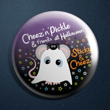 Load image into Gallery viewer, Cheez Mouse Ghost Halloween Ceramic Mug
