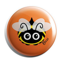 Load image into Gallery viewer, Bizzi Bee 38mm Button Badge
