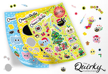 Load image into Gallery viewer, Cheez &#39;n&#39; Pickle &amp; friends Mixed Set of 3 A5 peelable sticker sheets
