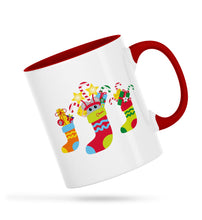 Load image into Gallery viewer, Cheez Mouse I&#39;m Stocking Up On Cheese Christmas Personalised Ceramic Mug
