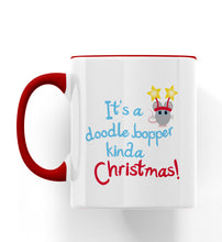 Load image into Gallery viewer, Cheez Mouse It&#39;s a Doodle Bopper Kinda Christmas Personalised Ceramic Mug
