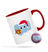 Load image into Gallery viewer, Tiny Elephant There&#39;s a Christmas Elephant in the Room Personalised Ceramic Mug
