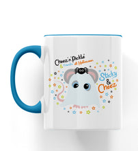 Load image into Gallery viewer, Cheez Mouse Ghost Halloween Ceramic Mug
