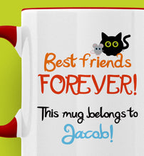 Load image into Gallery viewer, Best friends FOREVER! Cheez &#39;n&#39; Pickle Personalised Ceramic Mug
