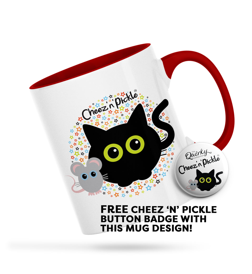 Best friends FOREVER! Cheez 'n' Pickle Personalised Ceramic Mug