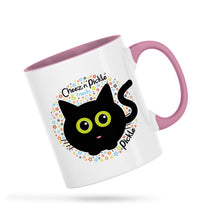 Load image into Gallery viewer, MY Mug Always Lands On Its Feet! Pickle Cat Personalised Ceramic Mug
