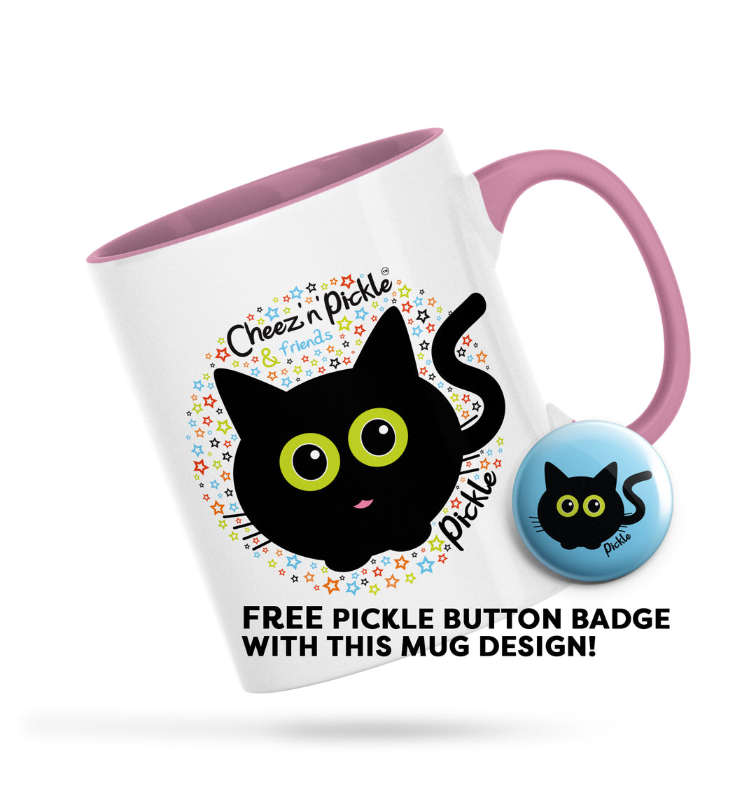 MY Mug Always Lands On Its Feet! Pickle Cat Personalised Ceramic Mug