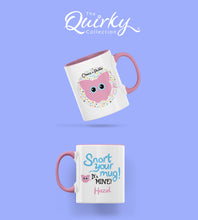 Load image into Gallery viewer, Snort Your Mug! It&#39;s MINE! Puff the Pig Personalised Ceramic Mug
