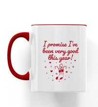 Load image into Gallery viewer, I Promise I&#39;ve Been Very Good This Year Personalised Christmas Ceramic Mug
