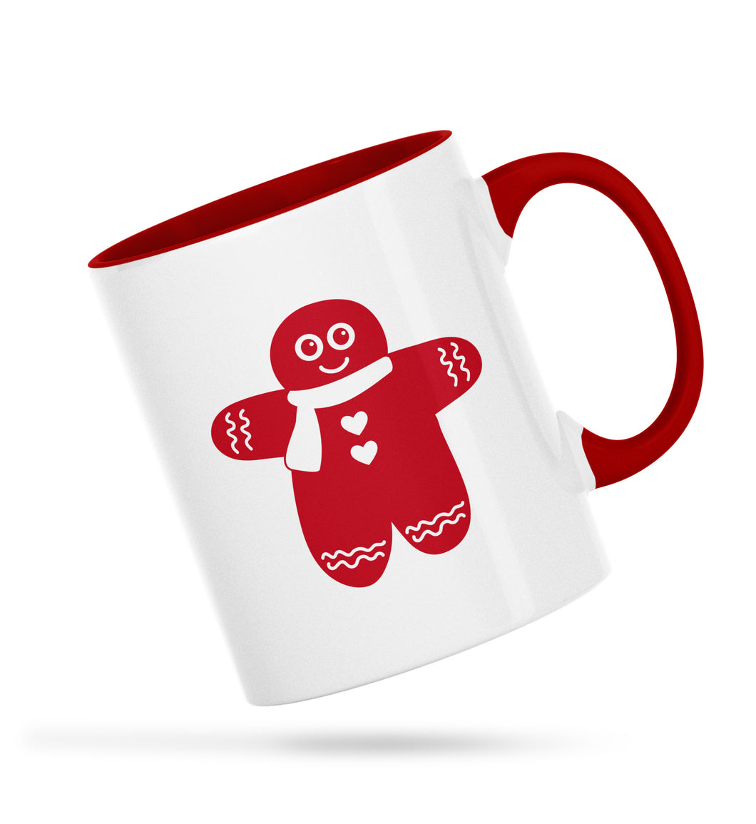 Gingerbread Man Christmas Catch Me If You Can Personalised Ceramic Mug