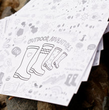Load image into Gallery viewer, Our Lockdown Memories Set of 8 A5 Colouring In Postcards
