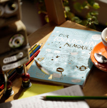 Load image into Gallery viewer, Our Lockdown Memories A5 100 page journal with gold foil effect
